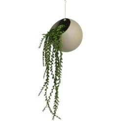 AYTM Globe Hängetopf Ø21x32 Cm, Taupe -Royal Design Angebote Möbel Store aytm globe hanging flowerpot 21x32 cm 8