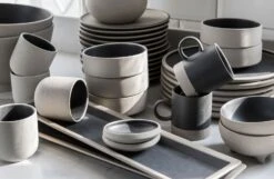 ByOn Fumiko Plate 25,6x2 Cm, Beige/Black -Royal Design Angebote Möbel Store byon fumiko plate 256x2 cm beige black 5