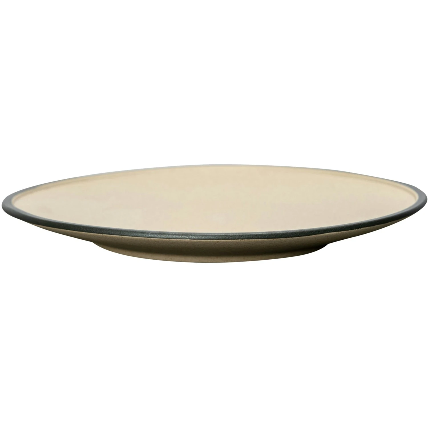 ByOn Fumiko Plate Small 20,5x2 Cm, Beige/Black 1 ByOn Fumiko Plate Small 20,5x2 Cm, Beige/Black