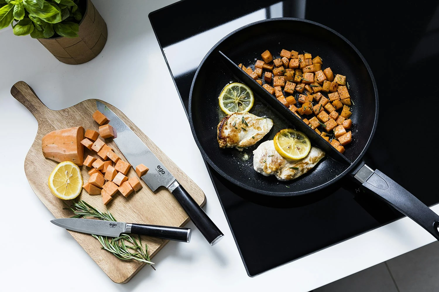 EGO Produce Pro Duo Bratpfanne 30 Cm 2 EGO Produce Pro Duo Bratpfanne 30 Cm – Bild 2