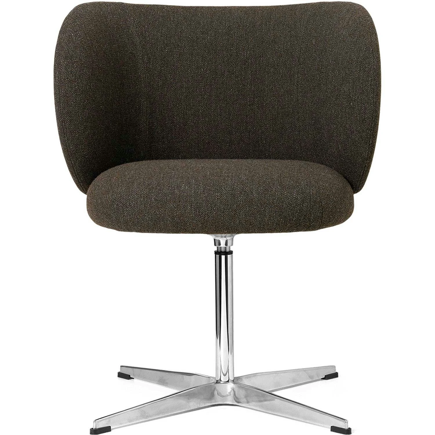 Ferm LIVING Rico Dining Swivel Bouclé Esszimmerstuhl, Dunkelgrau Melange 1 Ferm LIVING Rico Dining Swivel Bouclé Esszimmerstuhl, Dunkelgrau Melange