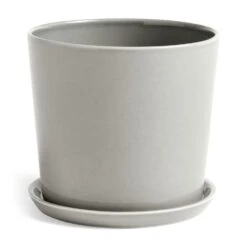 Royal Design Angebote Möbel Store 29 Hay Botanical Topf Mit Teller Hellgrau , 18 Cm