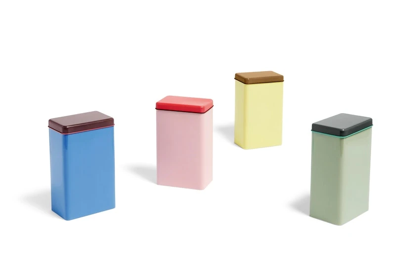 Hay Tin By Sowden Aufbewahrungsdose, Blau/Burgundy 2 Hay Tin By Sowden Aufbewahrungsdose, Blau/Burgundy – Bild 2