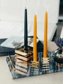 Cara Kerzenständer, Messing -Royal Design Angebote Möbel Store hilke collection cara kerzenstander 5