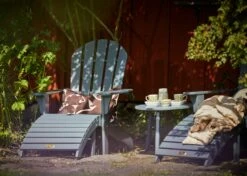 Tennessee Liegestuhl Mit Fußhocker, Stahlgrau 5 Tennessee Liegestuhl Mit Fußhocker, Stahlgrau -Royal Design Angebote Möbel Store hillerstorp tennessee deckchair with footstool 9