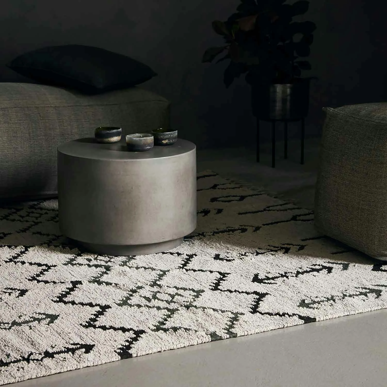 House Doctor Arte Teppich, 180x180 Cm 3 House Doctor Arte Teppich, 180x180 Cm – Bild 3