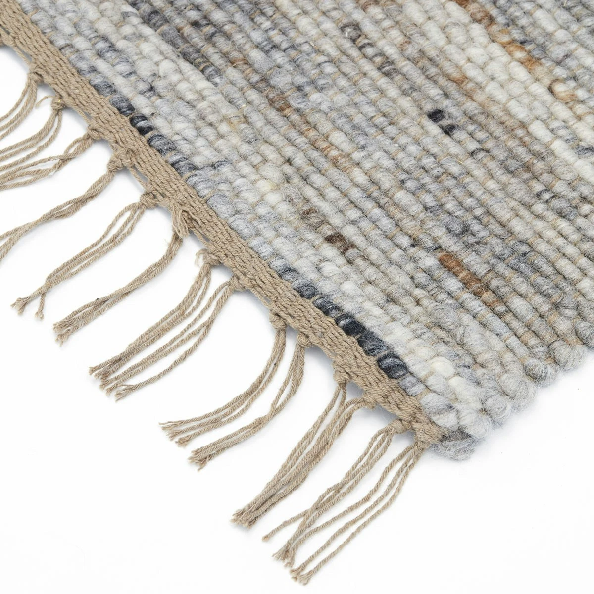 House Doctor Hafi Teppich Grau / Braun, 200x300 Cm 2 House Doctor Hafi Teppich Grau / Braun, 200x300 Cm – Bild 2