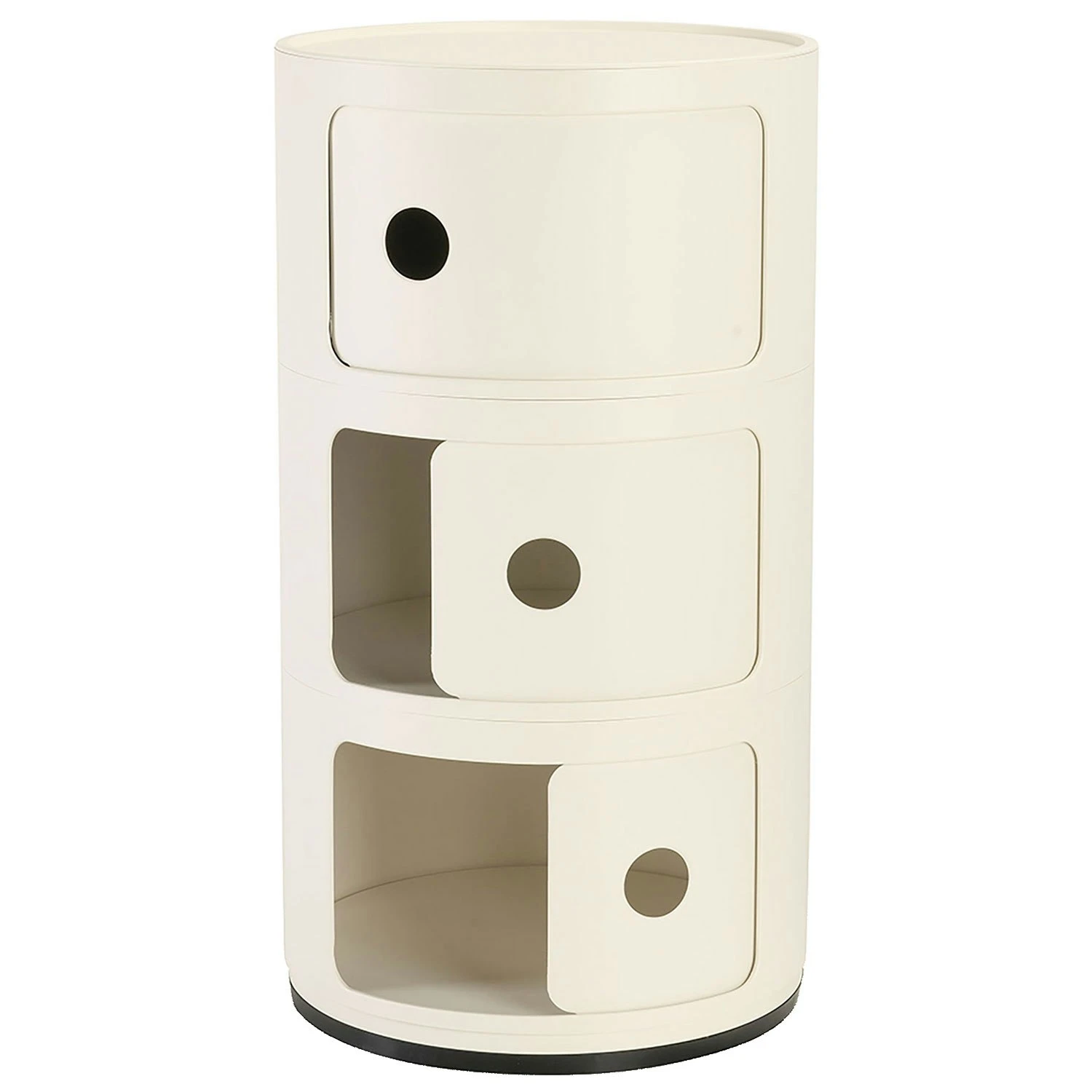 Kartell Componibili Modular System 3 Compartments, Matt White 2 Kartell Componibili Modular System 3 Compartments, Matt White – Bild 2