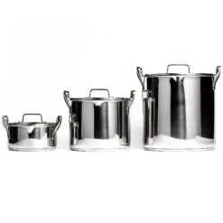 Topfset Stapelbar 3-er Set, Edelstahl 8 Topfset Stapelbar 3-er Set, Edelstahl -Royal Design Angebote Möbel Store mareld mareld stackable pot set stainless steel 1 45 10l 2