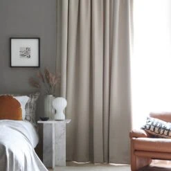 Hotel Blackout-Vorhang 290x290 Cm,  Sandnaturfarben