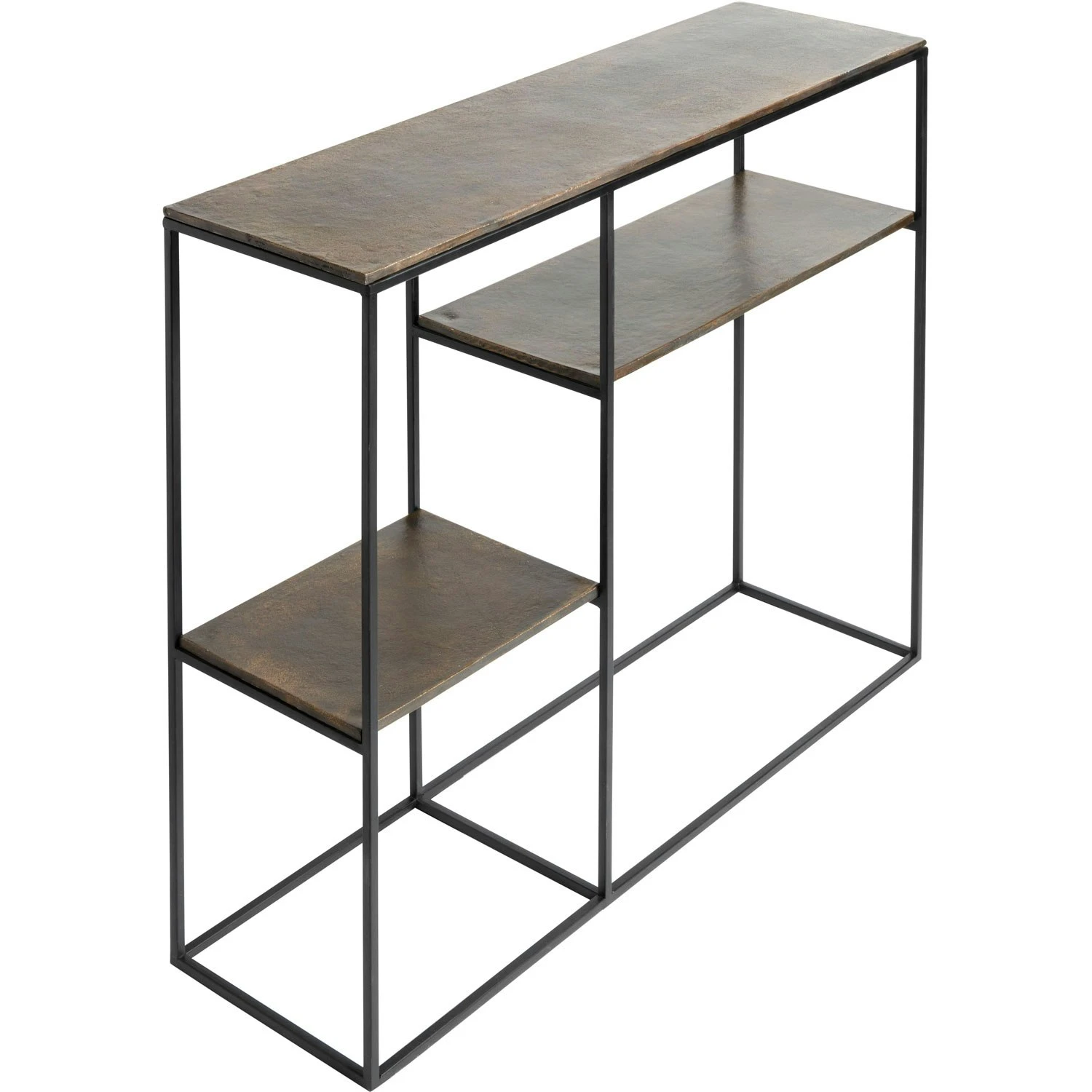 Muubs Hitch Konsolentisch L110xD30xH90 Cm, Schwarz / Altmessingfarben 3 Muubs Hitch Konsolentisch L110xD30xH90 Cm, Schwarz / Altmessingfarben – Bild 3