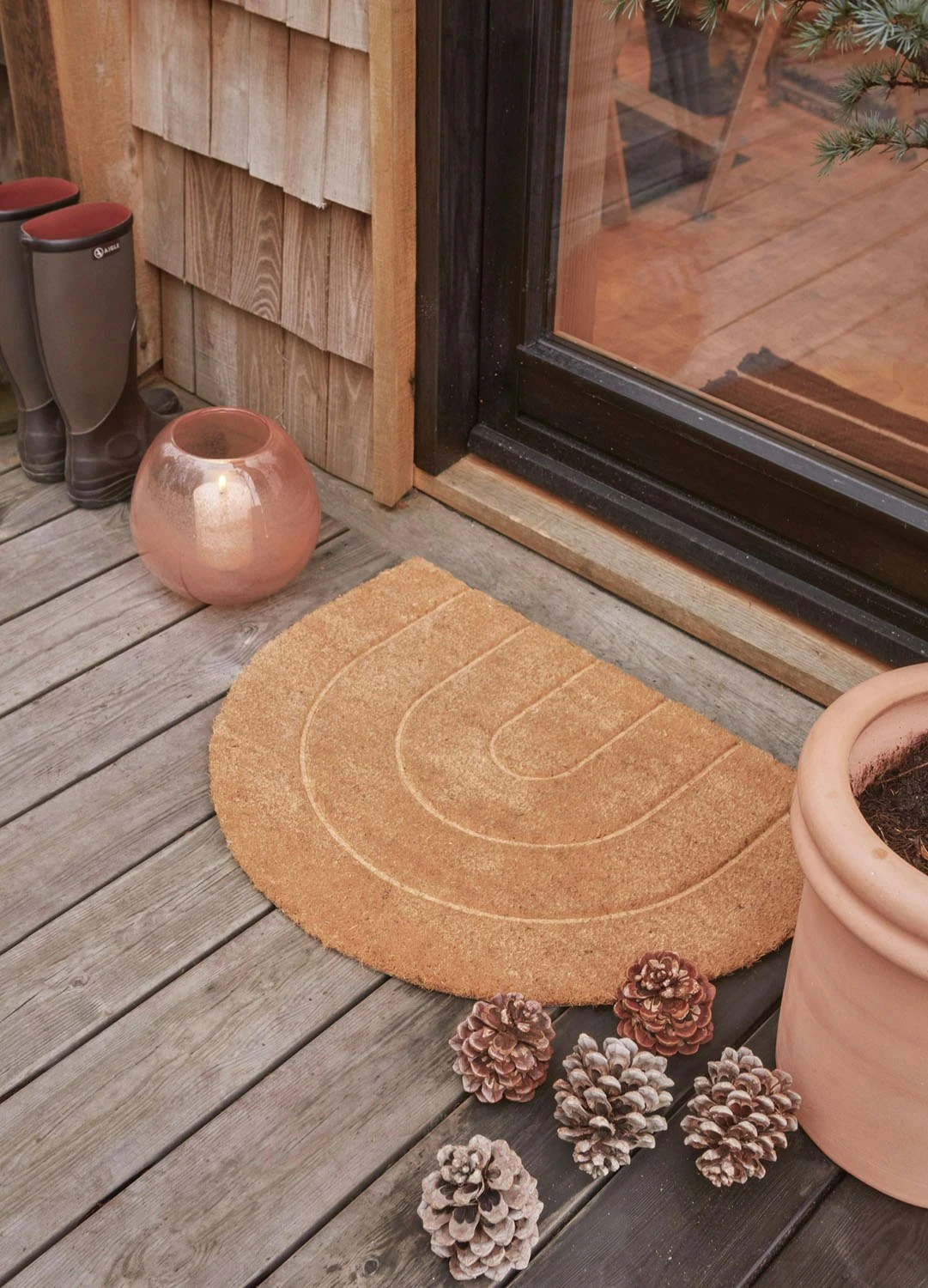 OYOY Rainbow Türmatte 55x75 Cm, Natur 3 OYOY Rainbow Türmatte 55x75 Cm, Natur – Bild 3