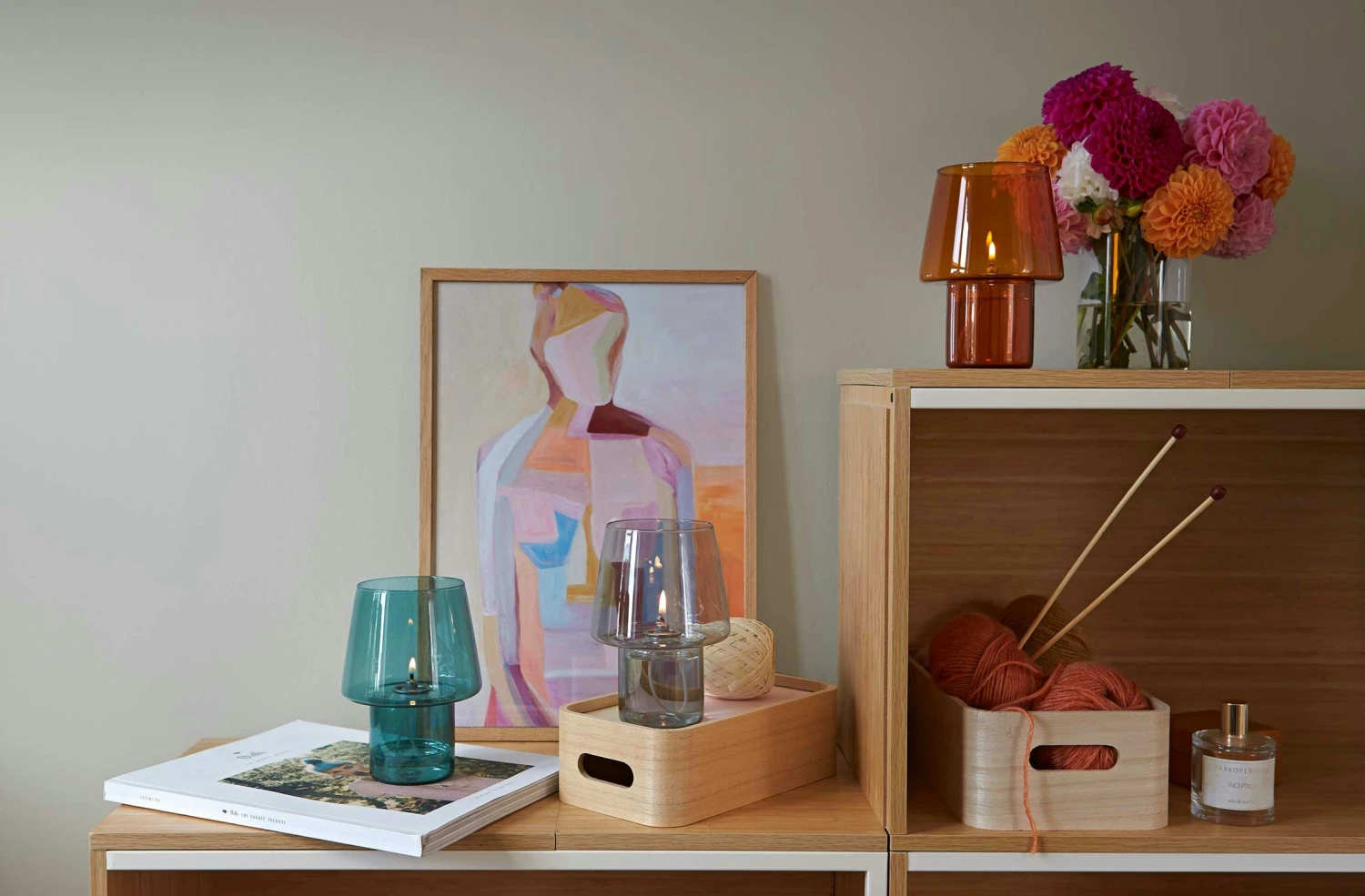 RIG TIG Viva Hurricane Öllampe, Rauchfarben 2 RIG TIG Viva Hurricane Öllampe, Rauchfarben – Bild 2