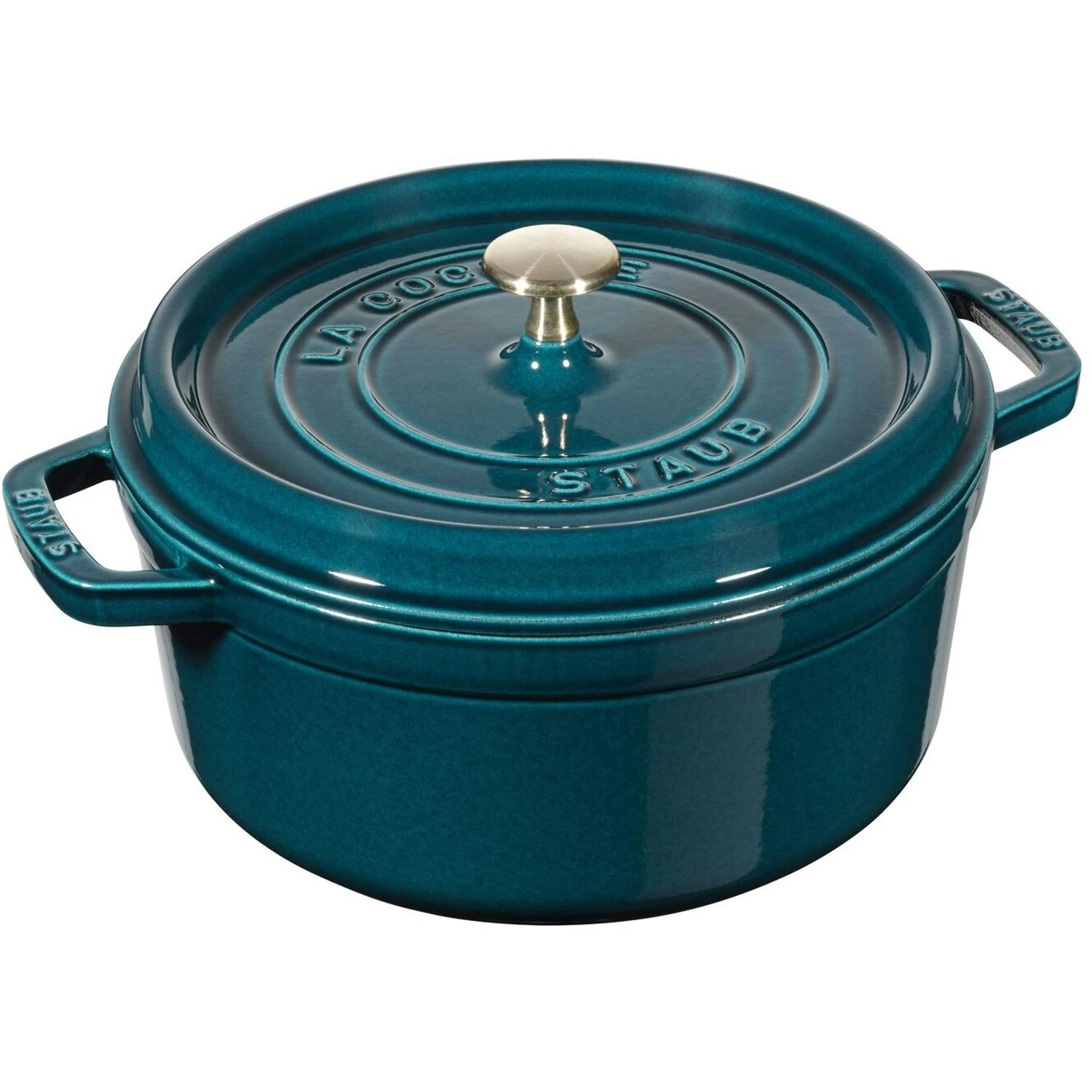 Staub Kokotte Rund 26 Cm 5,2 L, Benzinblau 1 Staub Kokotte Rund 26 Cm 5,2 L, Benzinblau